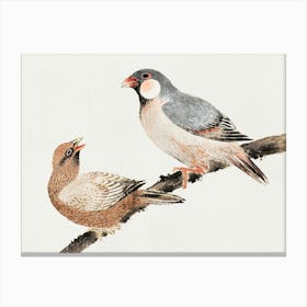 Hokusai Chinese Birds Canvas Print