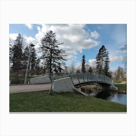 Bridge Over A River Canvas Print