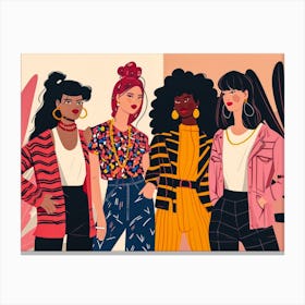 Group Of Women 21 Canvas Print