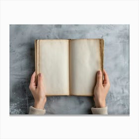 Blank Book (1) Canvas Print