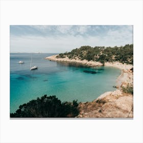 View Over Ibiza Canvas Print
