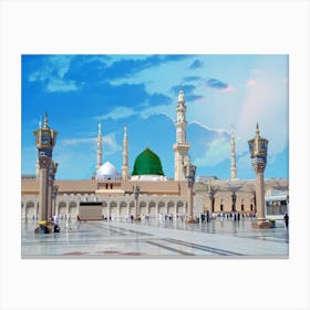 Grand Mosque Of Mecca Canvas Print