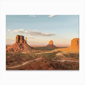 Monument Valley Sunset Canvas Print