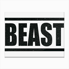 Beast Canvas Print