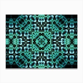 Psychedelic Abstract Pattern Canvas Print