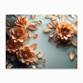 3d High Decoration Background Art, 3d Art Design with Floral Toile