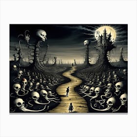 Tormented Paths We Wander Canvas Print