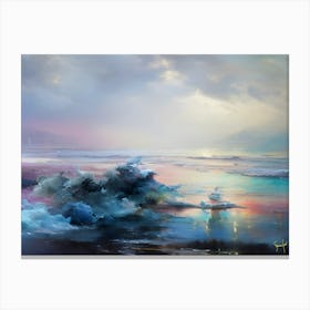 Explorer Series Frozen Waves Too Canvas Print