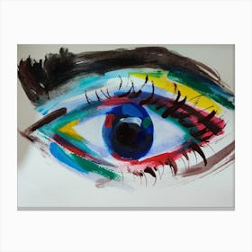 Eye Painting 1 Canvas Print