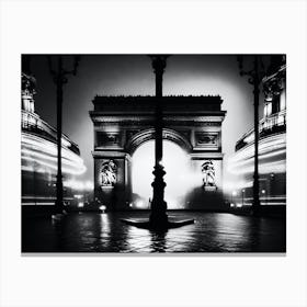 Arc De Triomphe Paris 3 Canvas Print