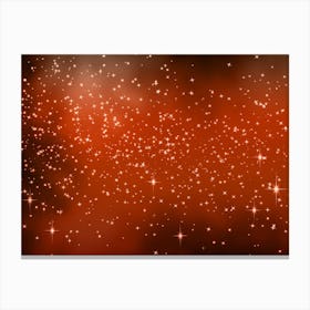 Reds Shining Star Background Canvas Print