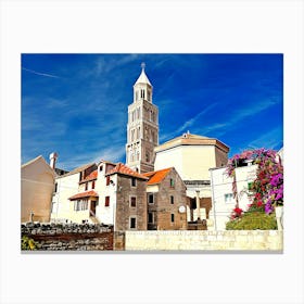 The Diocletian Palace In The Old Town Of Split, Croatia Canvas Print