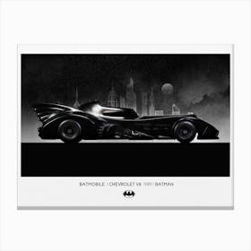 Batmobile 1989 Canvas Print
