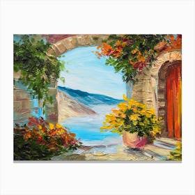 Door To The Sea Canvas Print