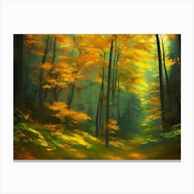 Autumn Forest 24 Canvas Print