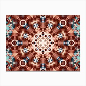 Solar Mandala Pattern And Texture 1 Canvas Print