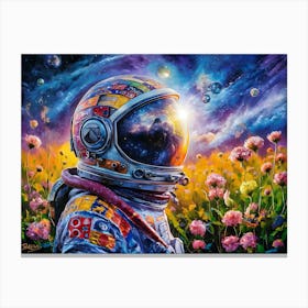 Space Man Canvas Print