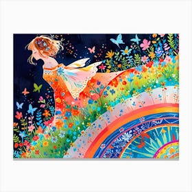 Rainbow Fairy Canvas Print