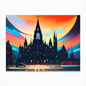 Cityscape 79 Canvas Print