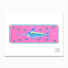 Blue Marlin Canvas Print