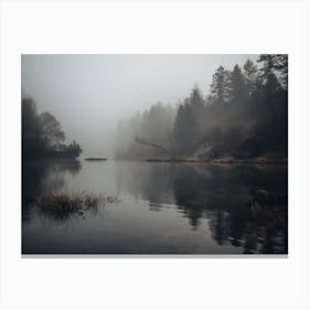 Foggy Lake 5 Canvas Print