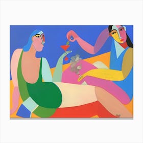 Two Women Canvas Print