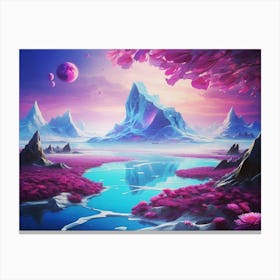 Glacier Island Canvas Print