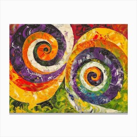 Spiral Painting 5 Canvas Print