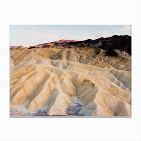 Death Valley Desert Hills Canvas Print