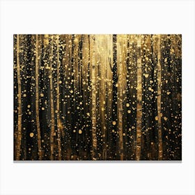 Gold Forest Canvas Print