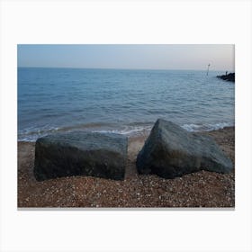 Rocks on a Beach 2 Canvas Print