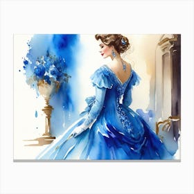 Cinderella at the ball Canvas Print