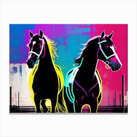 Two Horses Canvas Print