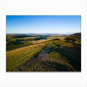 Aerial View Of The Moors 2 Canvas Print