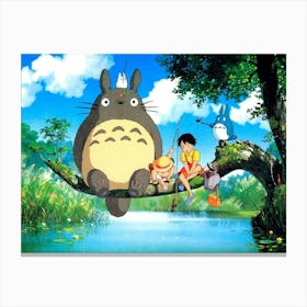 My Neighbor Totoro Miyazaki Japanese Canvas Print