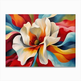Contemporary Artwork Inspired By Georgia O Keeffe 1 Canvas Print