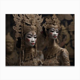 Ancient women Canvas Print