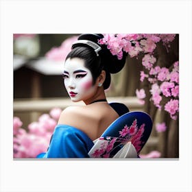 Geisha 130 Canvas Print