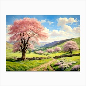 Springtime In The Yorkshire Dales 1883 Canvas Print