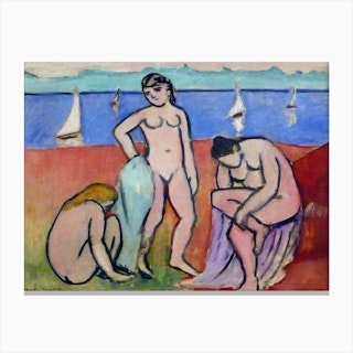 Three Bathers, Henri Matisse Canvas Print