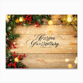 Christmas Greetings Canvas Print