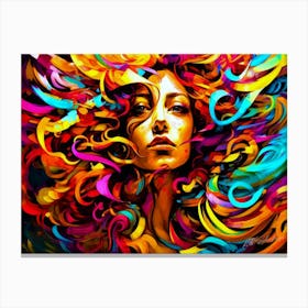 Abstract Face - Abstract Online Canvas Print