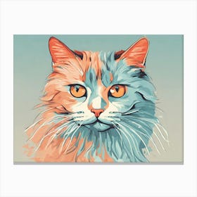 Portrait Of A Cat 1 Canvas Print