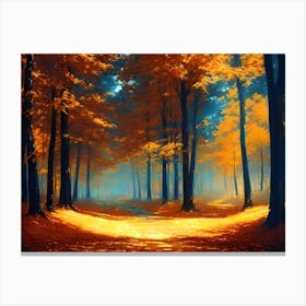 Autumn Forest 13 Canvas Print