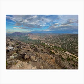 White Rock Overlook Park, New Mexico 1 - Horizontal Canvas Print