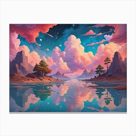 Landscape Painting 3 Canvas Print