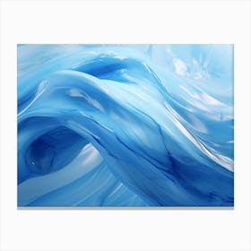 Blue Gel Canvas Print