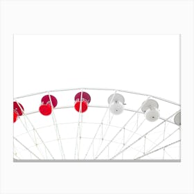 Minimalist Ferris Wheel Canvas Print