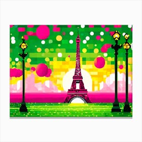 Paris Eiffel Tower 1 Canvas Print