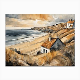 European Coastal Painting (32) Canvas Print